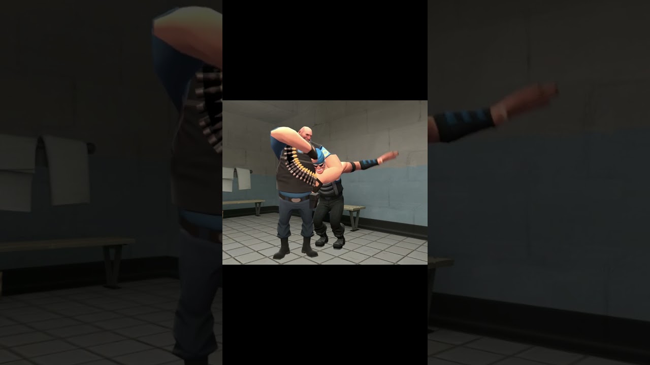 Реакция наемников TF2 на своих замен #short #tf2 #tfc #sfm
