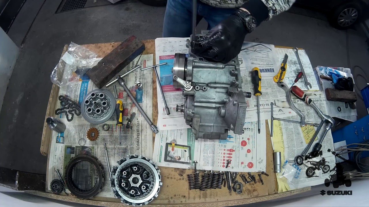 Suzuki LTR 450 - Engine rebuild | Assembly [Part 1/2]