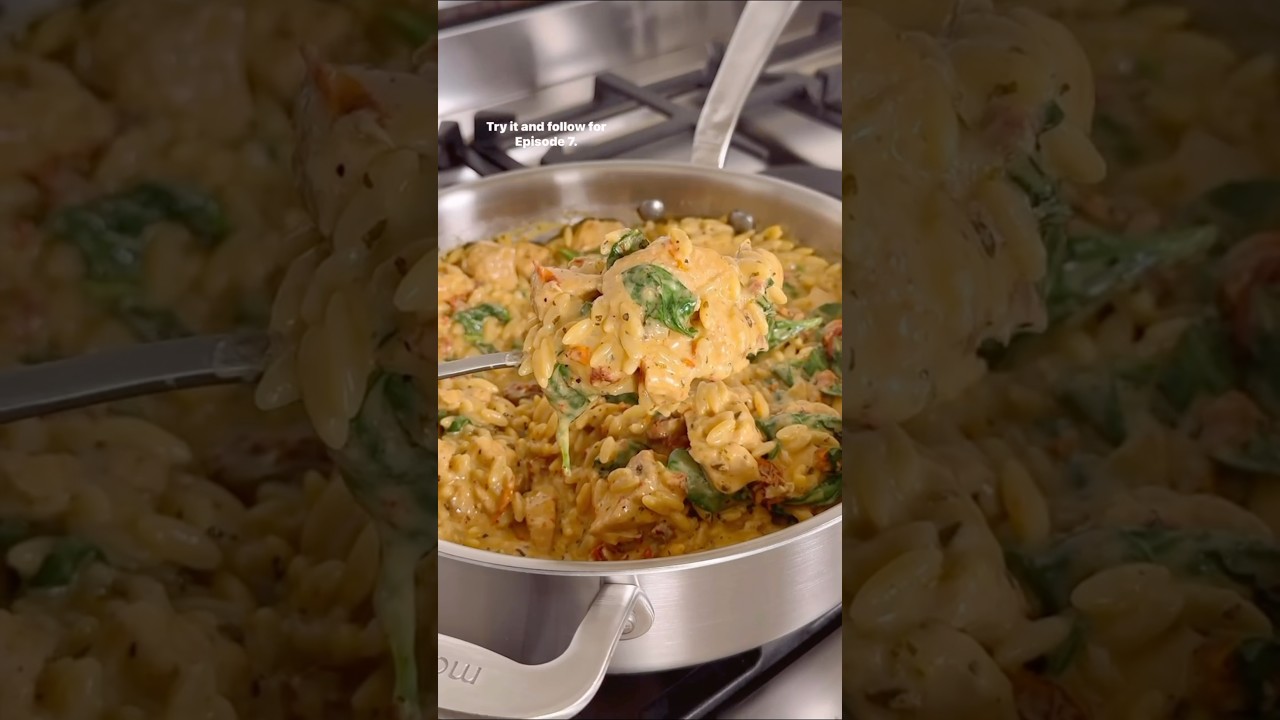 🌿ONE PAN MARRY ME CHICKEN ORZO
