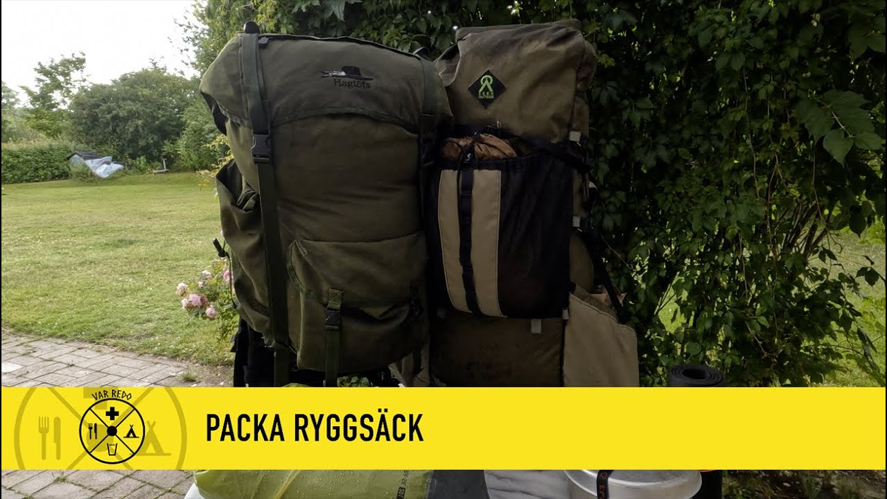 Vandringsguide del 3 - Packa ryggsäck