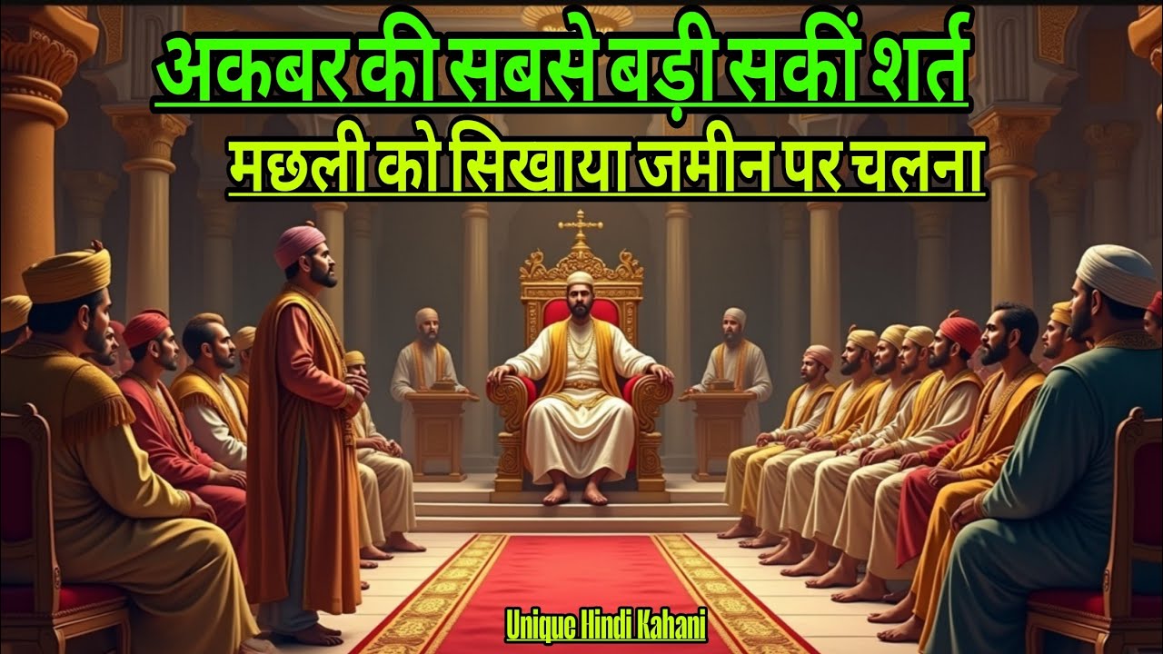 मछली को सिखाया ज़मीन पर चलना? अकबर की सनकी शर्त और बीरबल का जवाब | akbar birbal unique new kahani 