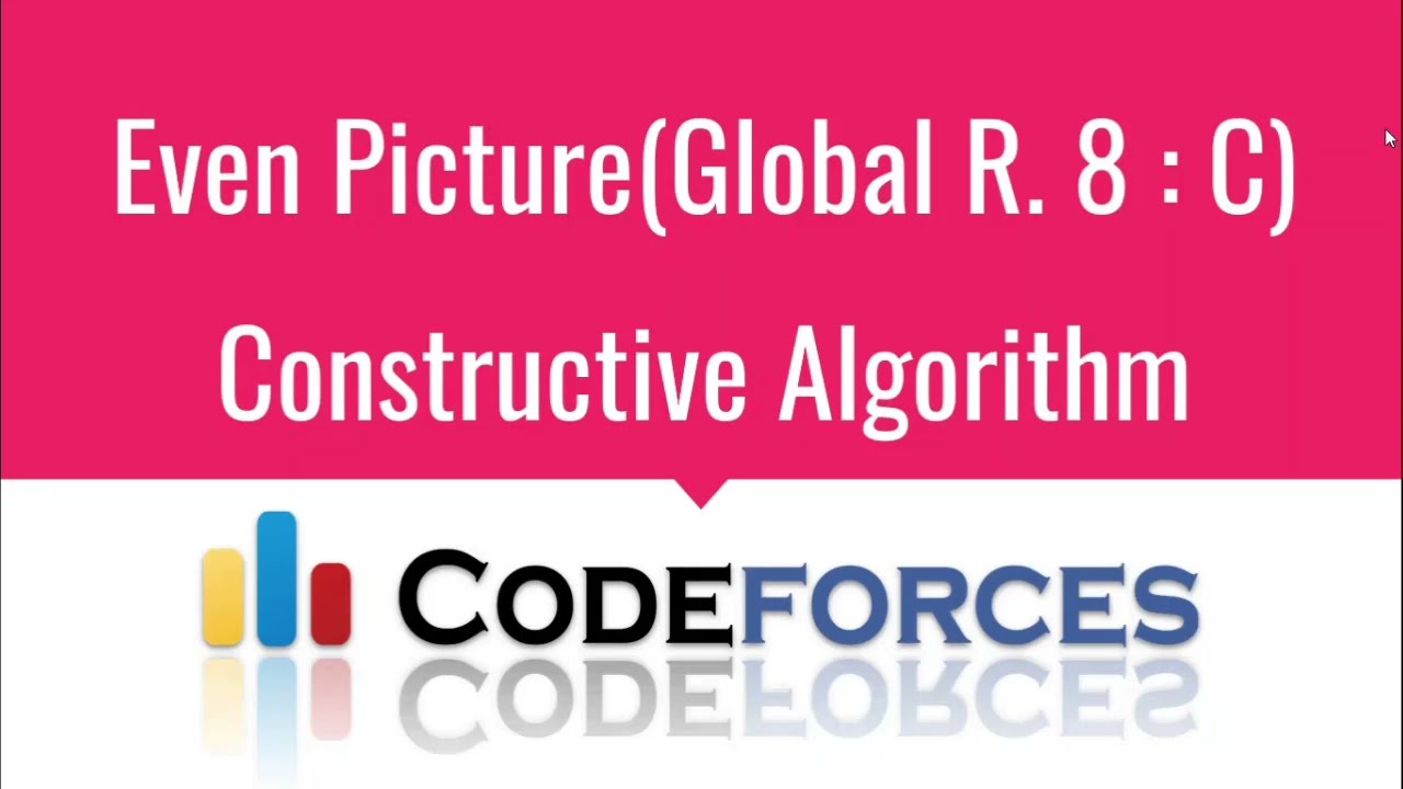 E003 : Even Pictures | Constructive Algorithms | CodeNCode