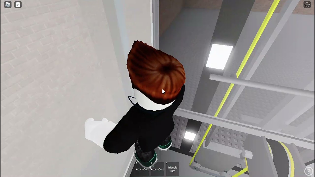 Ich bin im Aufzug stecken geblieben.(Roblox)