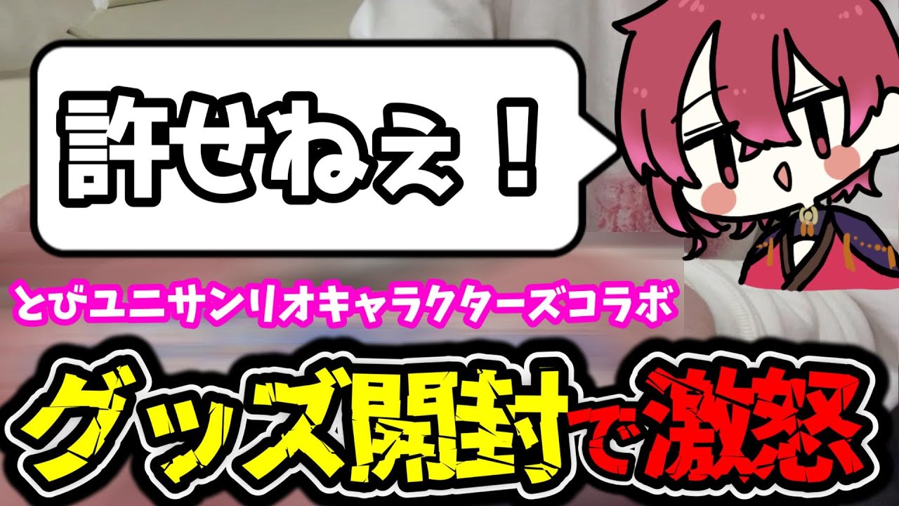 【ありえない】とびユニ×サンリオコラボグッズ開封！・・・許せねぇなぁ！？？【#とびユニサンリオキャラクターズコラボ 】
