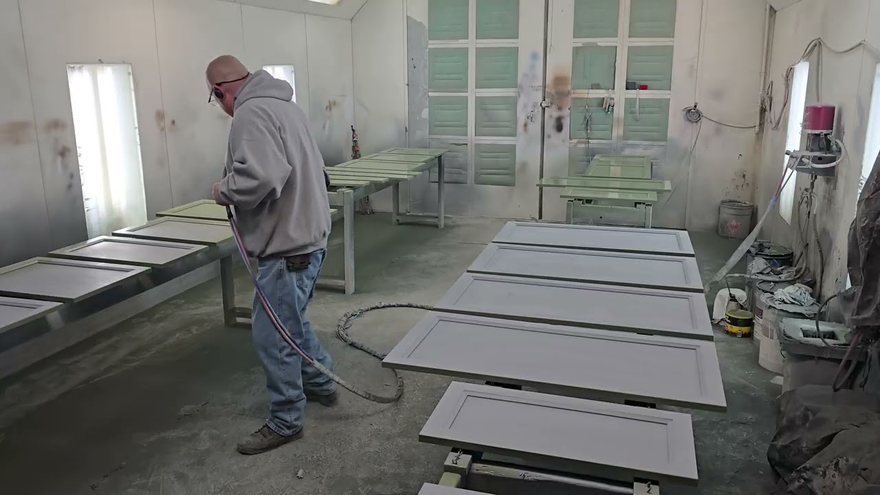 Top coat on faces. 