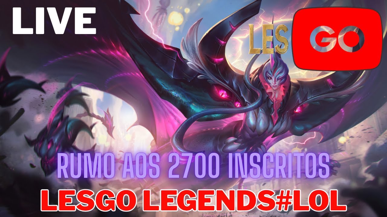 LIVE LEAGUE OF LEGENDS RUMO AOS 2700 MIL INSCRITOS - FALTAM 21!  BEL VET JUNGLE #lesgolegends