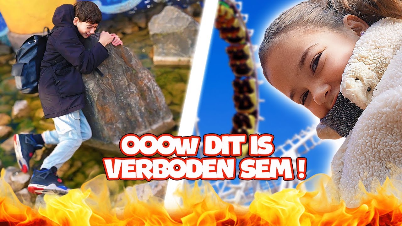 DE VLOER IS LAVA MIDDEN IN EEN PRETPARK !!! - De Bakkertjes #972