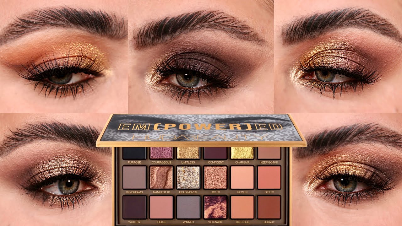 Палетка теней для век 5 образов Huda Beauty Empowered! | 5 образов 1 палетка