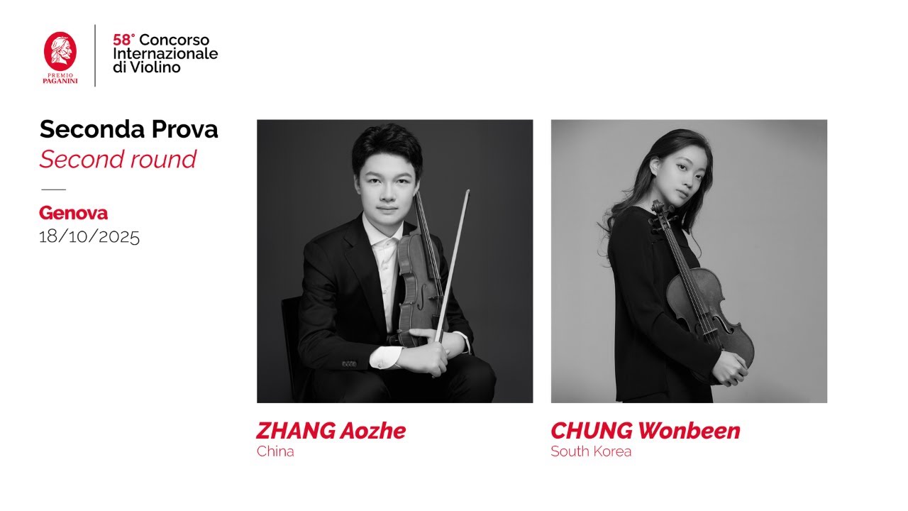 The 58th International Violin Competition &ldquo;Premio Paganini&rdquo; (Second Round &ndash; session III), 18.10.2025