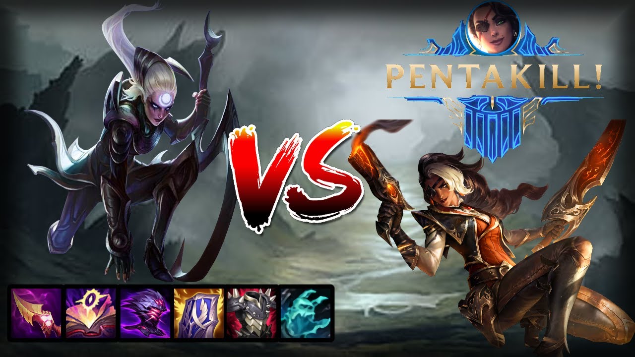Master Jungle Season 14 - 6 Item Diana vs Thanos Samira