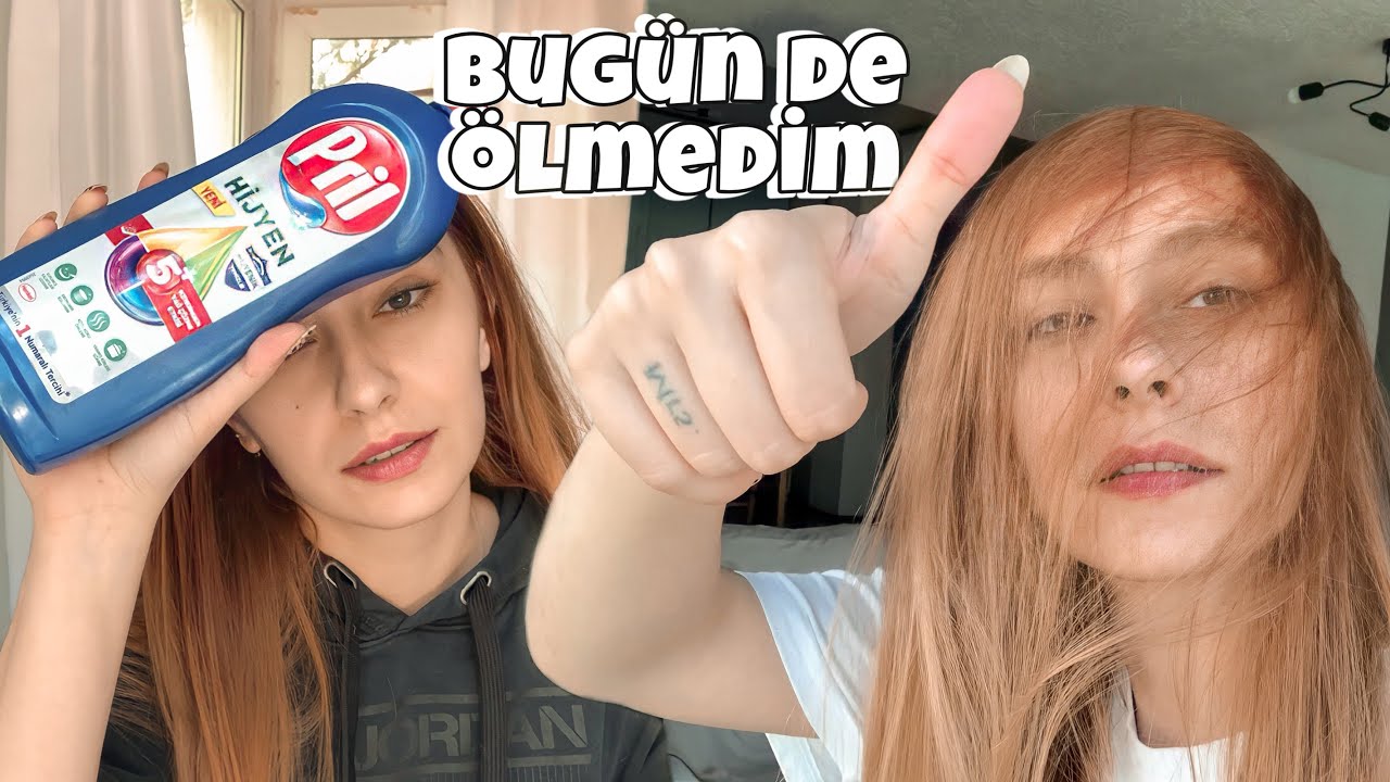 Bulaşık deterjanıyla saç boyası akıtma (?)