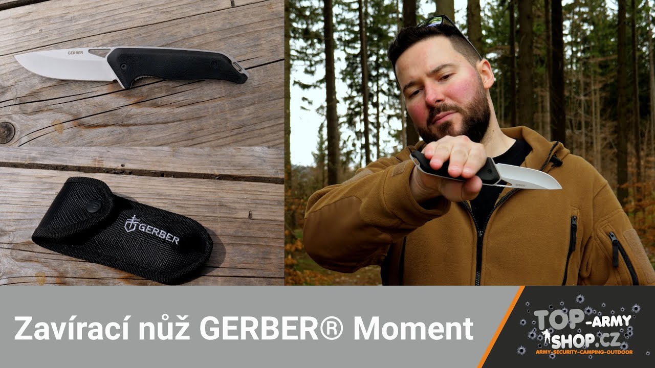 Zavírací nůž GERBER® Moment - Lovecký nůž za přijatelnou cenu! Rigad