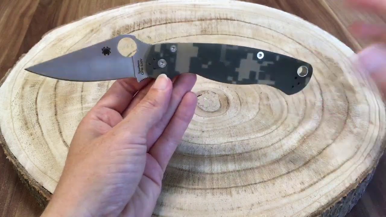 Spyderco Paramilitary 2 + Outdoor-Special