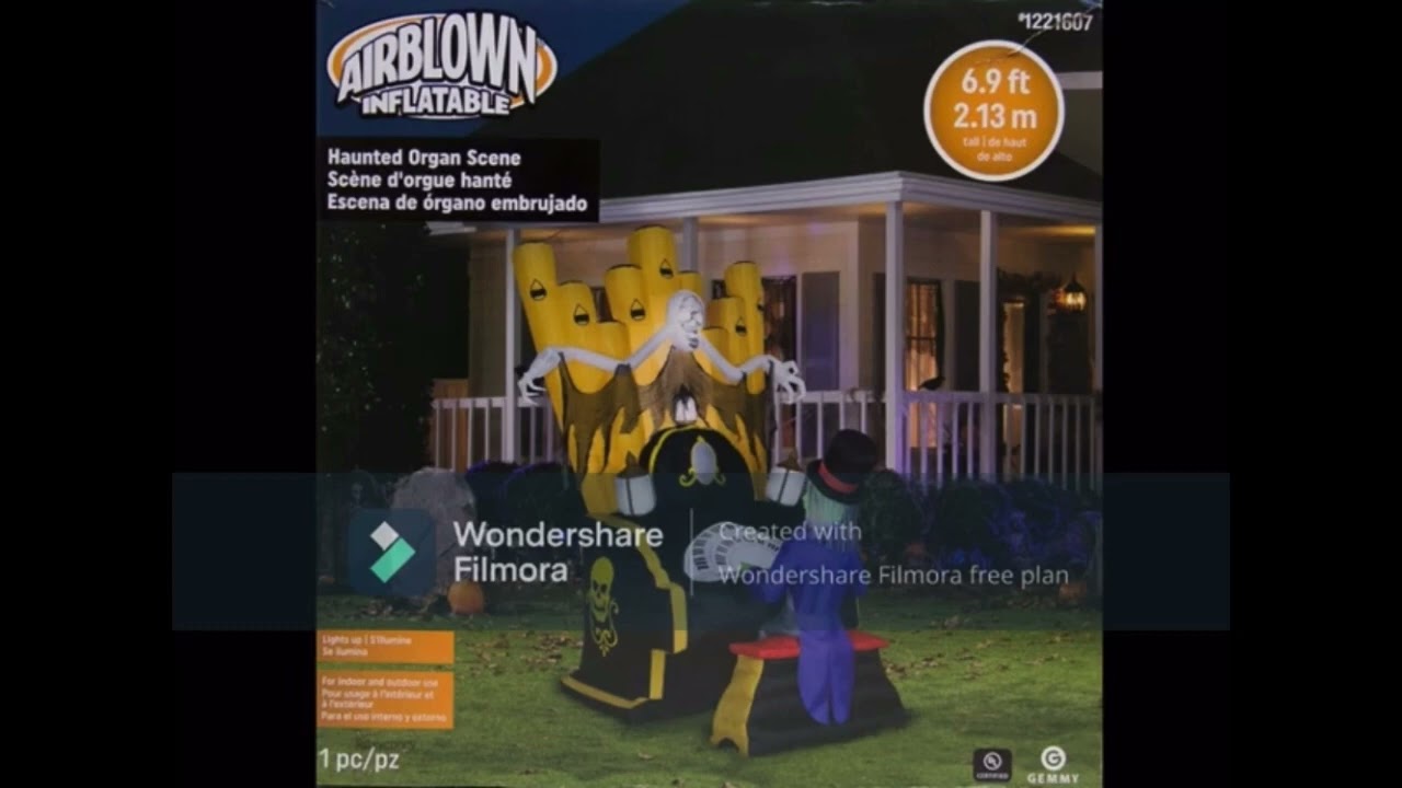 Mega mix gemmy Halloween inflatables soundtracks