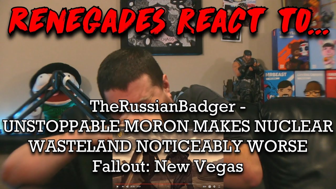 Реакция ренегатов на @TheRussianBadger: «Неостановимый идиот делает ядерную пустошь заметно хуже».