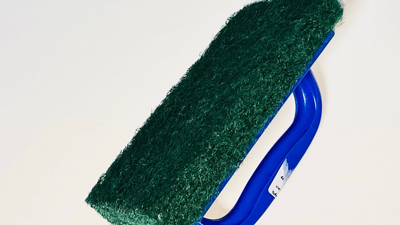 Asmr Green Thick scourer ripping