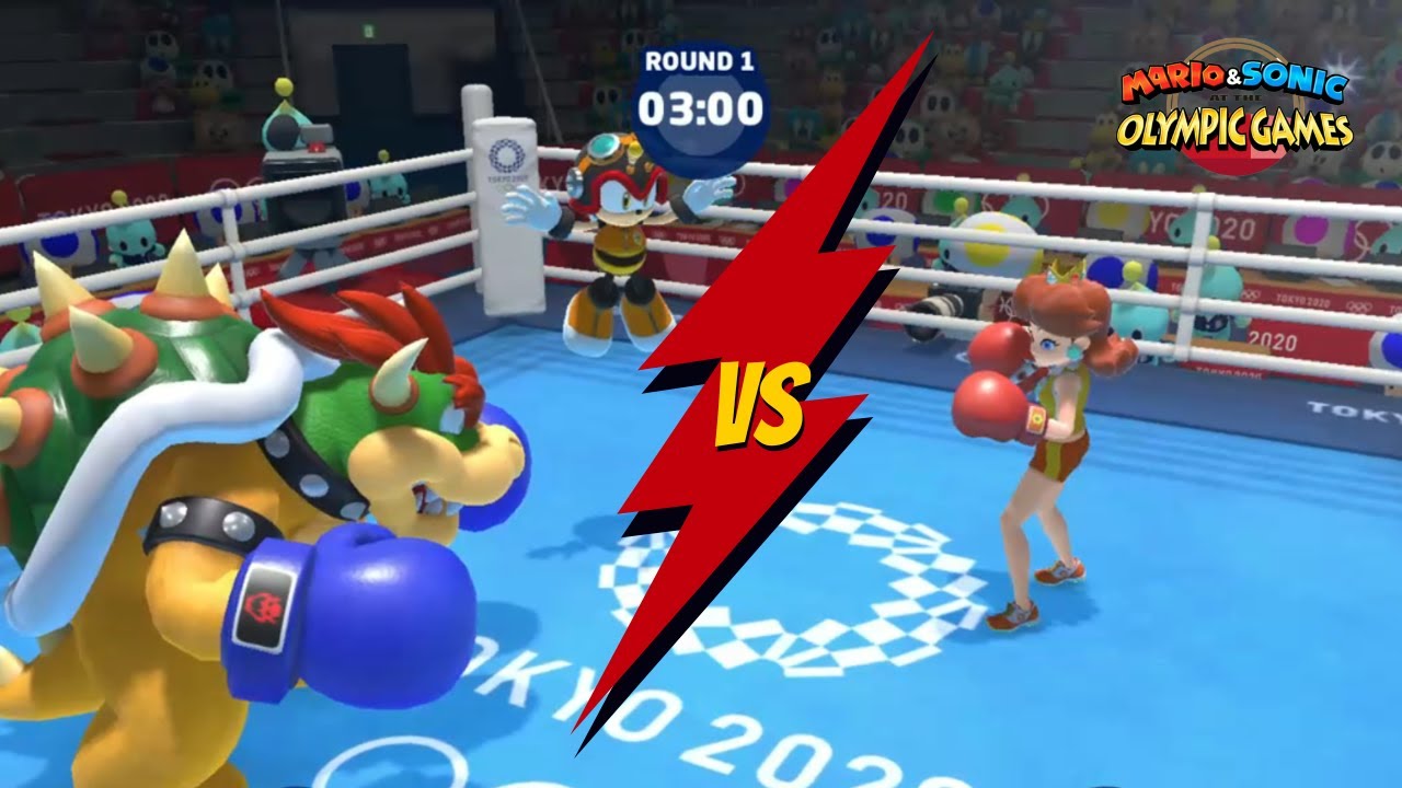Mario & Sonic At The Olympic Games Tokyo 2020 Bowser VS Daisy