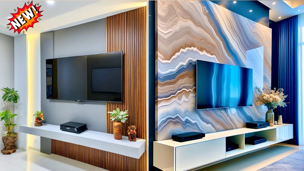 NEW +100 Stylish Modern TV Cabinet & Wall Unit Designs for Living Rooms 2026 | Home Interior Ideas