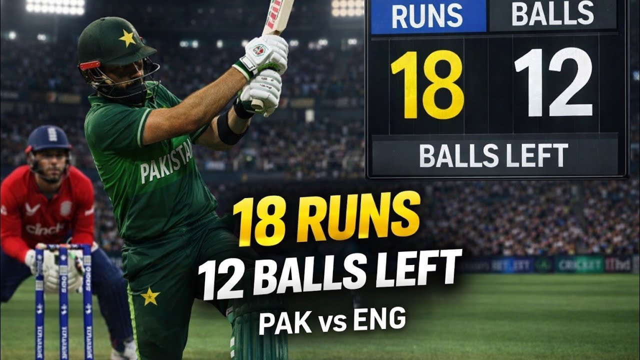  12 Balls 18 Runs | Fakhar Zaman Under Pressure Gameplay