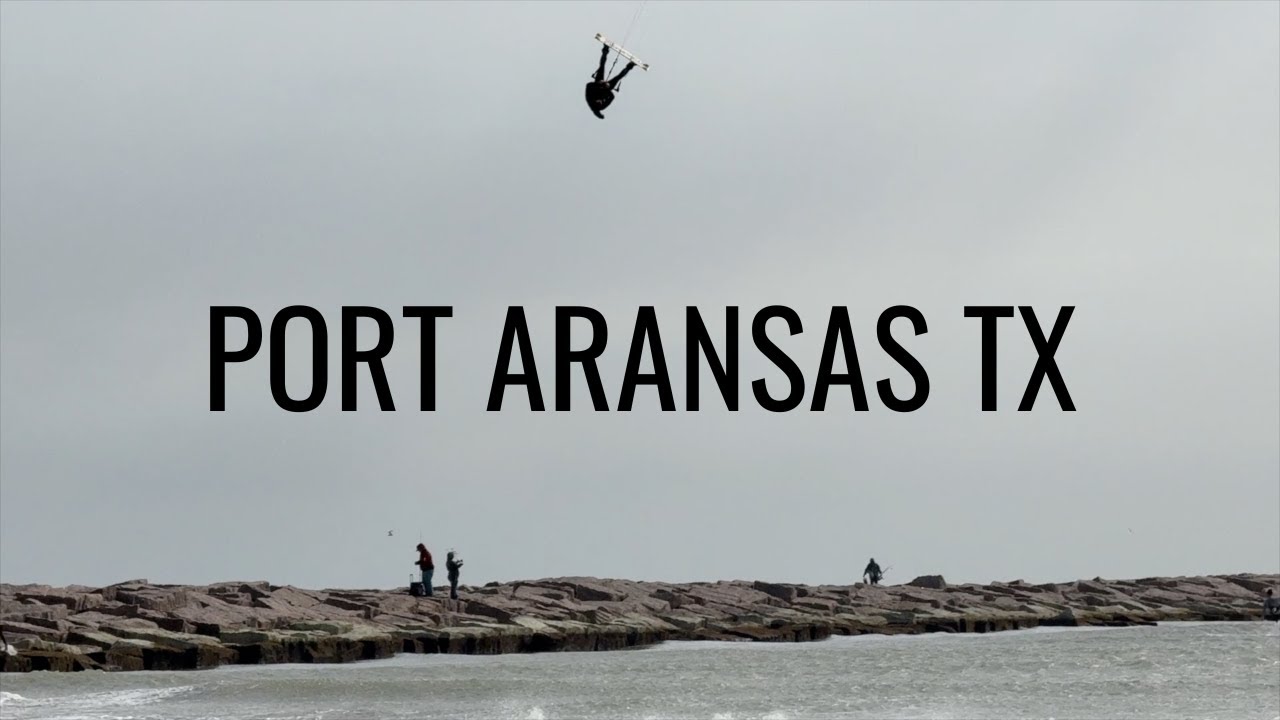 Epic Kiteboarding Session in Port Aransas Tx.