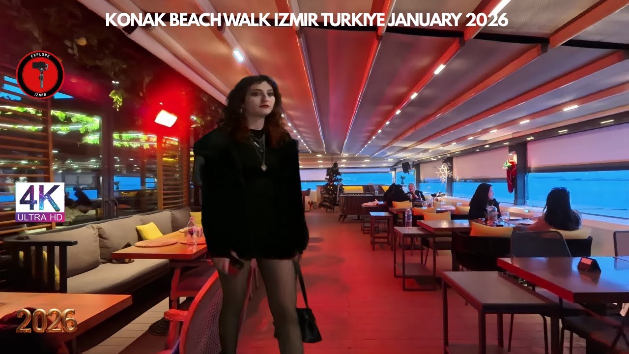 Konak Walking Tour | izmir, Turkey | January 15, 2025 [4K HD/60 fps]