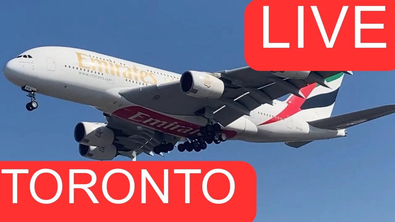 🔴 LIVE SNOWY Plane Spotting Toronto (YYZ)! | Nov 11 | A380 B777