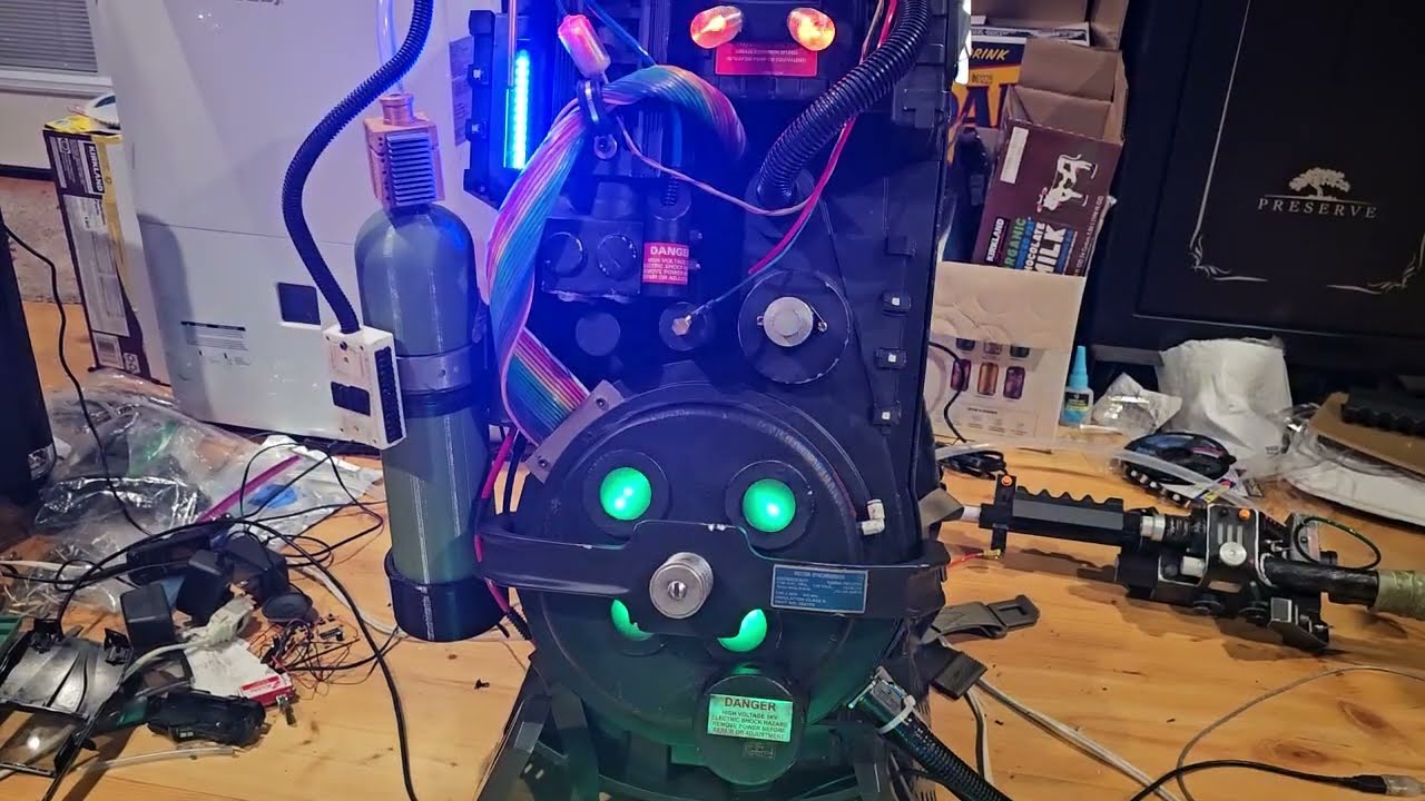 New updated Gp star  Ghostbusters the video game haslab proton pack running V5 Firmware