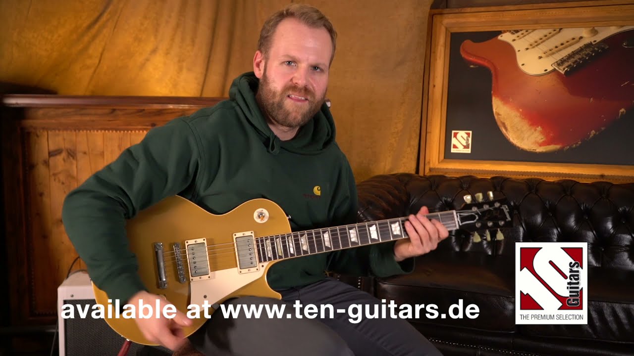 2011 Gibson Les Paul 57 Reissue Goldtop with Kloppmann HB57s | Guitar Demo