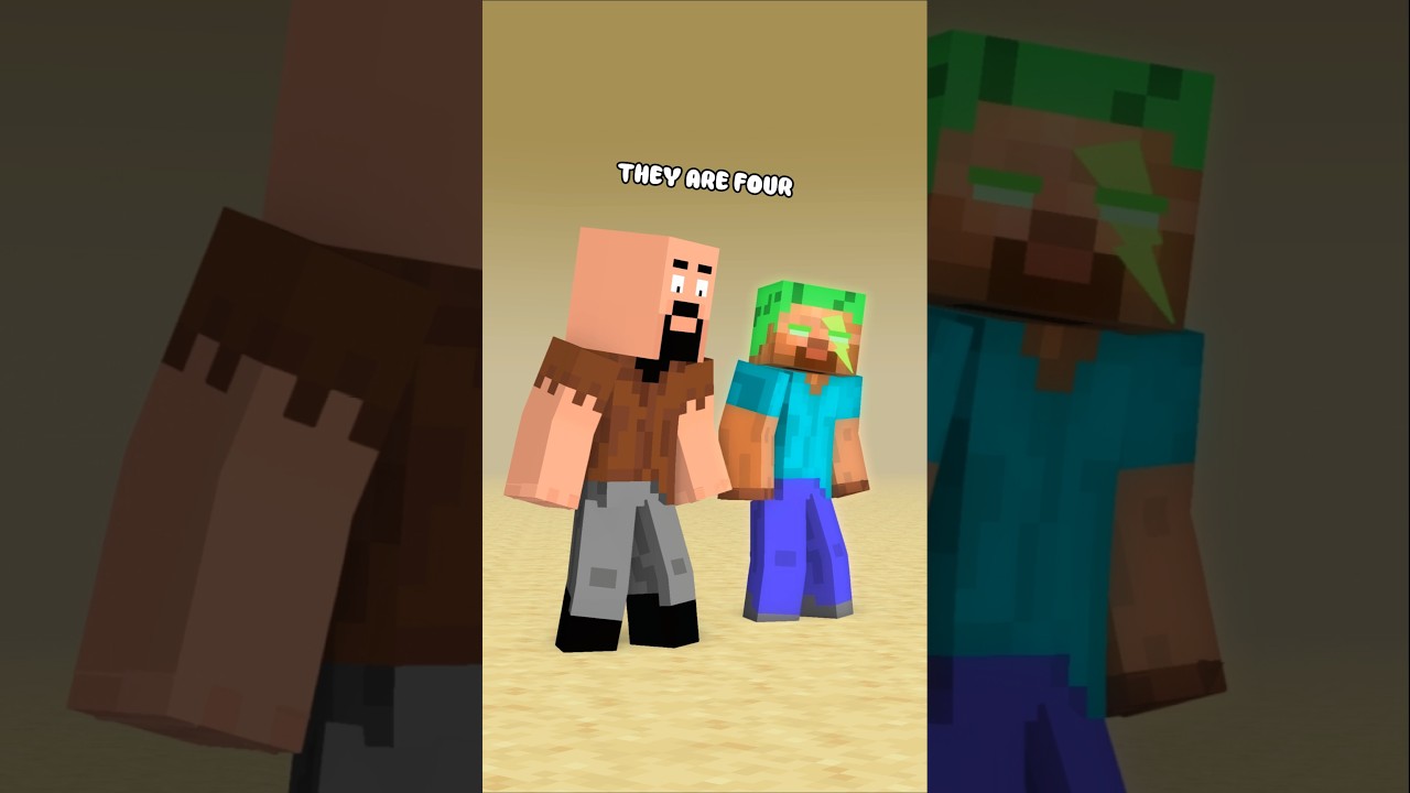 Herobrine And Friends Visits #friendship #shorts #trending #anime