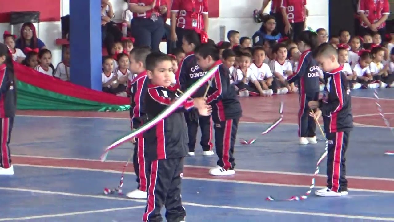 Niños Preescolar. Festival Revolucionario 2025 Don Bosco Matamoros. #DonBoscoMatamoros #Matamorostam