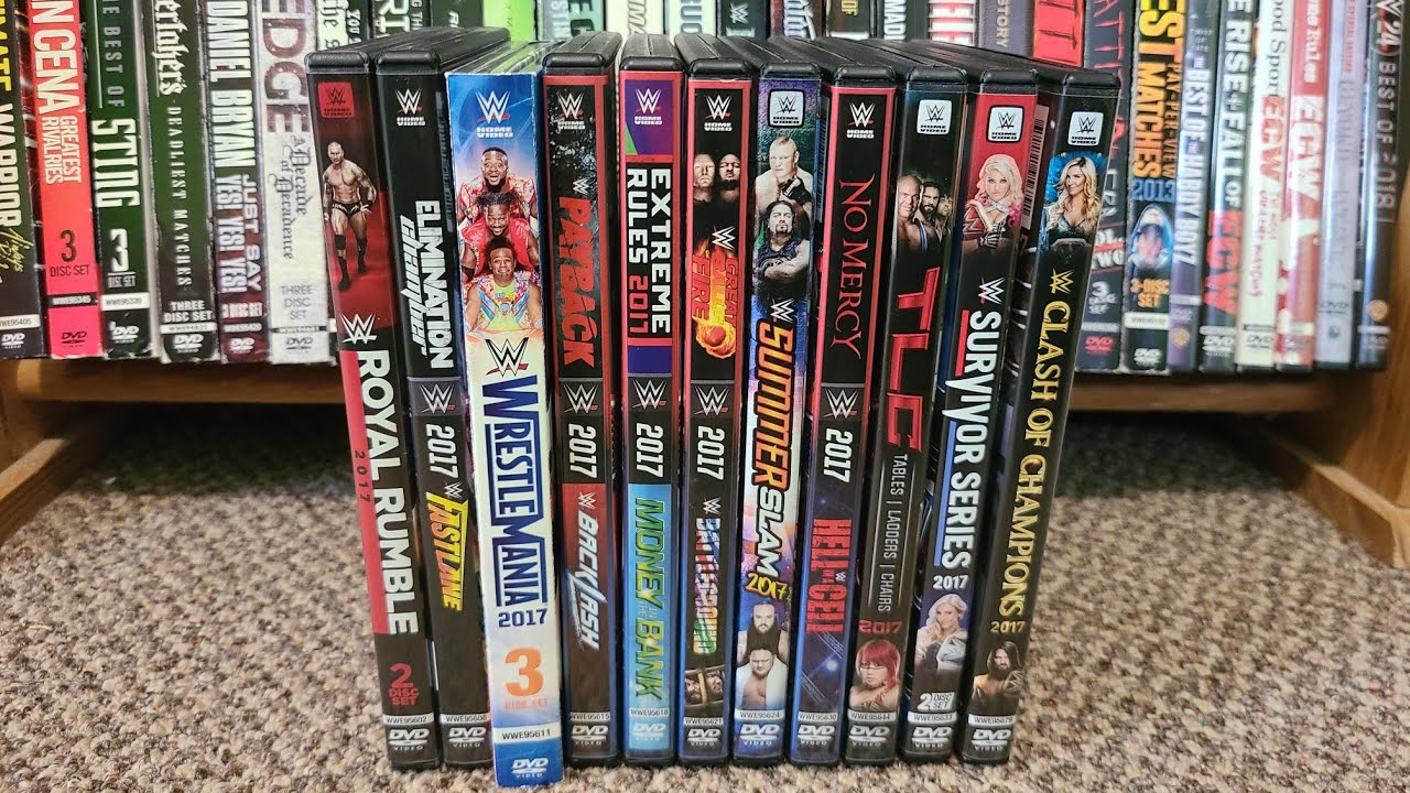 WWE 2017 PPV Dvd Collection