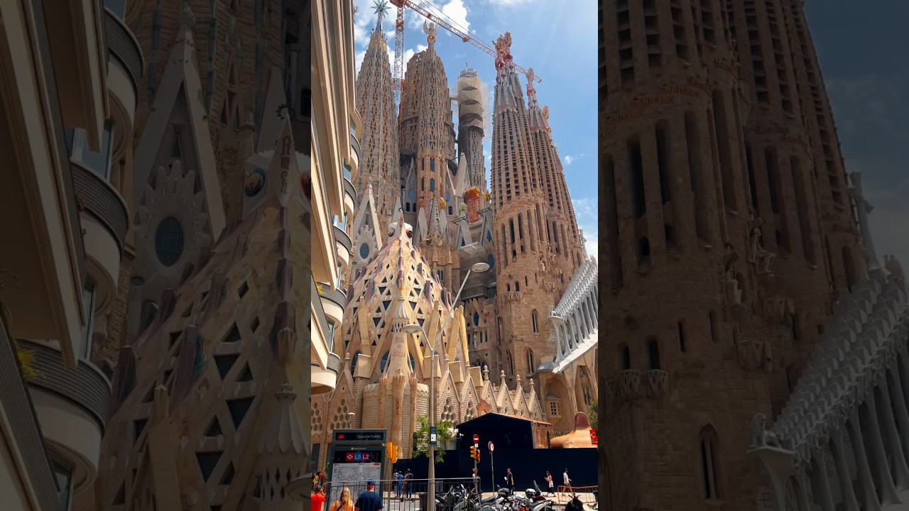 The largest unfinished church in the world - Sagrada Familia #church #sagradafam&iacute;lia #barcelona