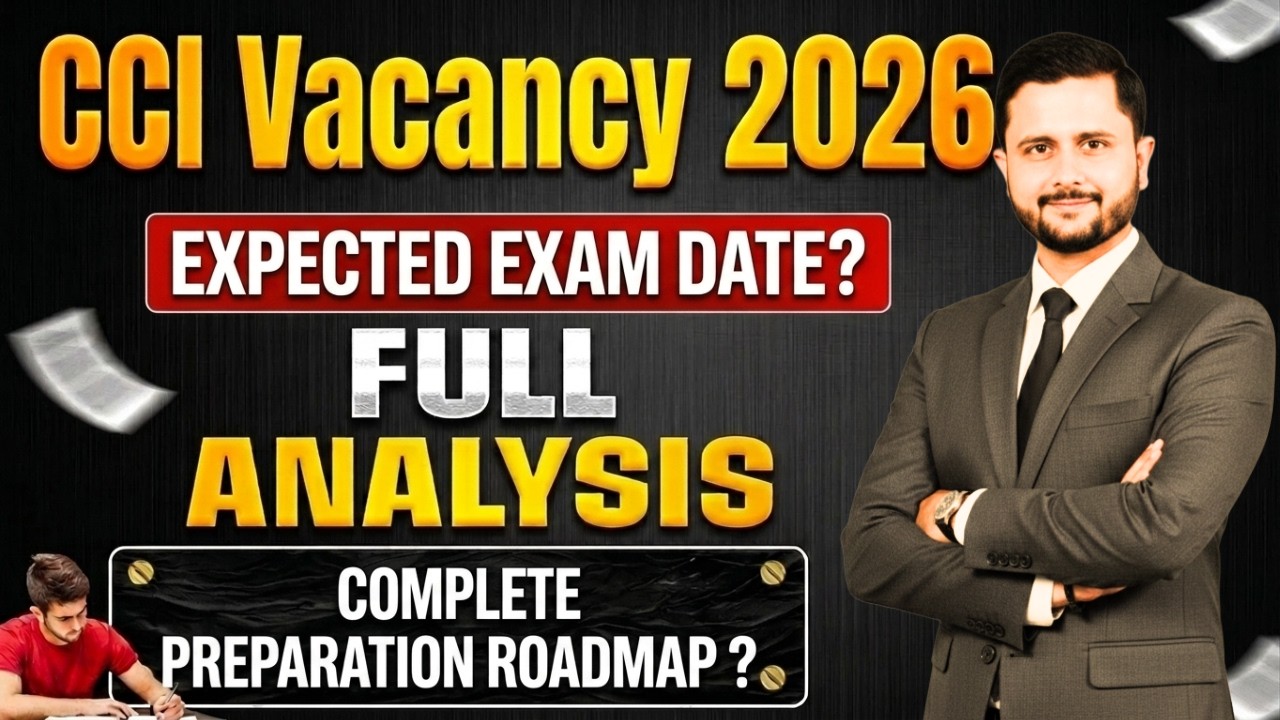 CCI Vacancy 2026 | Expected Exam Date | Complete Preparation Strategy & Study Plan | Agriculture GK