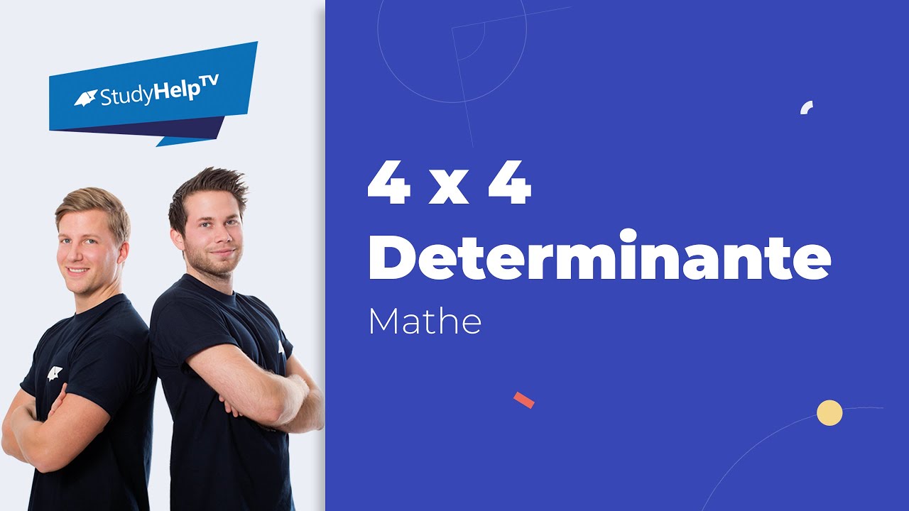 4x4 Determinante mit Laplaceschem Entwicklungssatz | StudyHelp