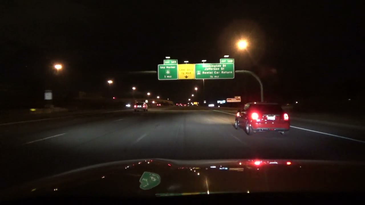 February 2nd, 2021: Driving from Biltmore Fashion Park Mall Phoenix, AZ to Cold Stone Chandler, AZ