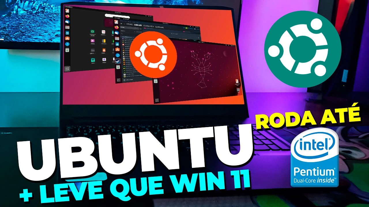 😱 ADEUS WINDOWS! Ubuntu HUMILHA o Windows 10 e 11 (N&Atilde;O ACREDITEI!) Roda AT&Eacute; EM PENTIUM