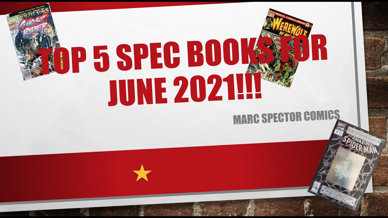 TOP 5 SPEC BOOKS FOR JUNE 2021!!!