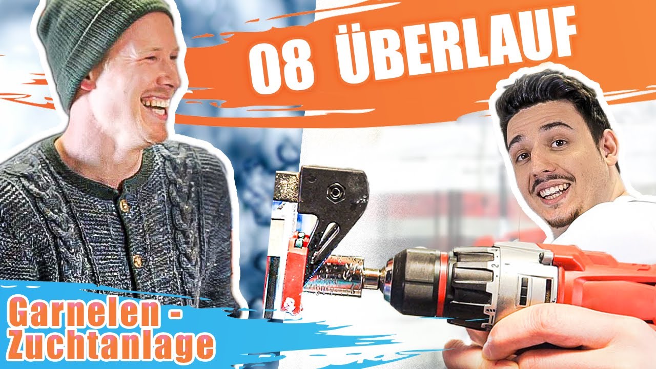 TEIL 8 | Garnelen Zuchtanlage: LÖCHER in die Aquarien bohren! 😳
