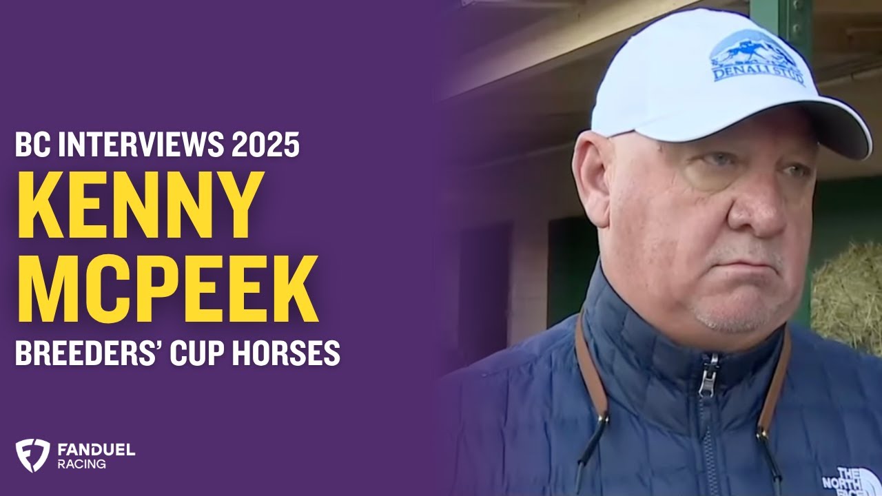 Kenny McPeek on Breeders' Cup Horses MYSTIK DAN and BLACKOUT TIME