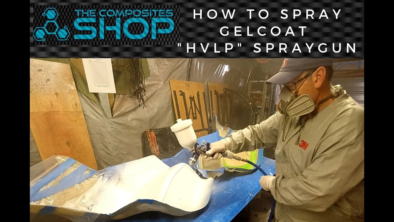 How to Spray Gel Coat with a HVLP Spray Gun