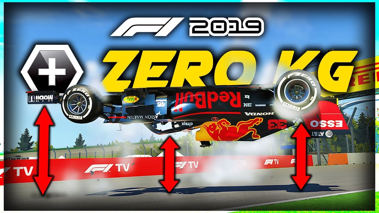What Happens When An F1 Car WEIGHS ZERO KILOGRAMS on F1 2019?! - Game Breaking Experiment!