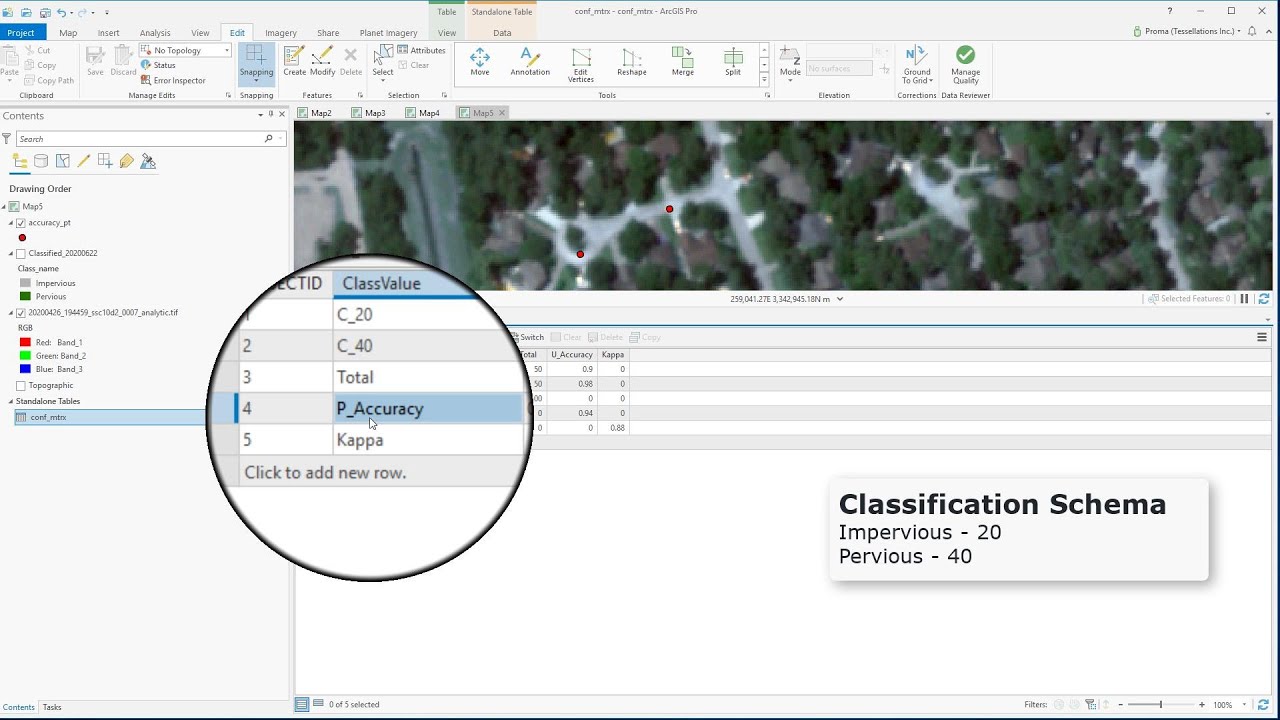 ArcGIS Pro: Assessing the Accuracy of a Classified Image