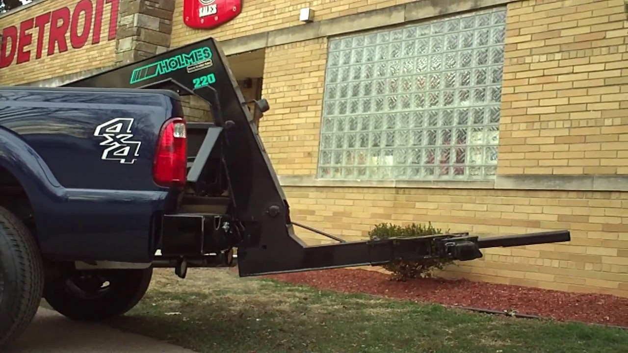 Snatcher Repo Wheel Lift Install at Detroit Wrecker Sales