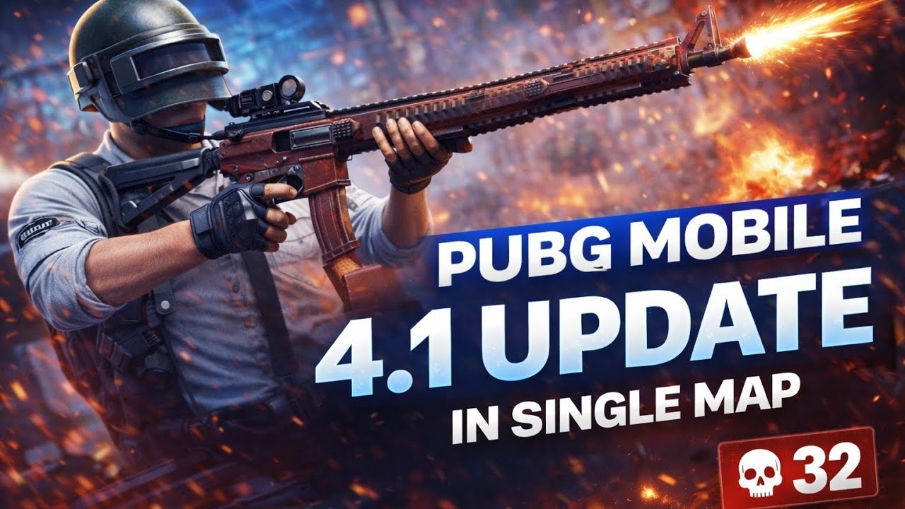 OMG! 32 NEW KILL RECORD in 4.1 UPDATE MAP SOLO VS SQUAD 🔥