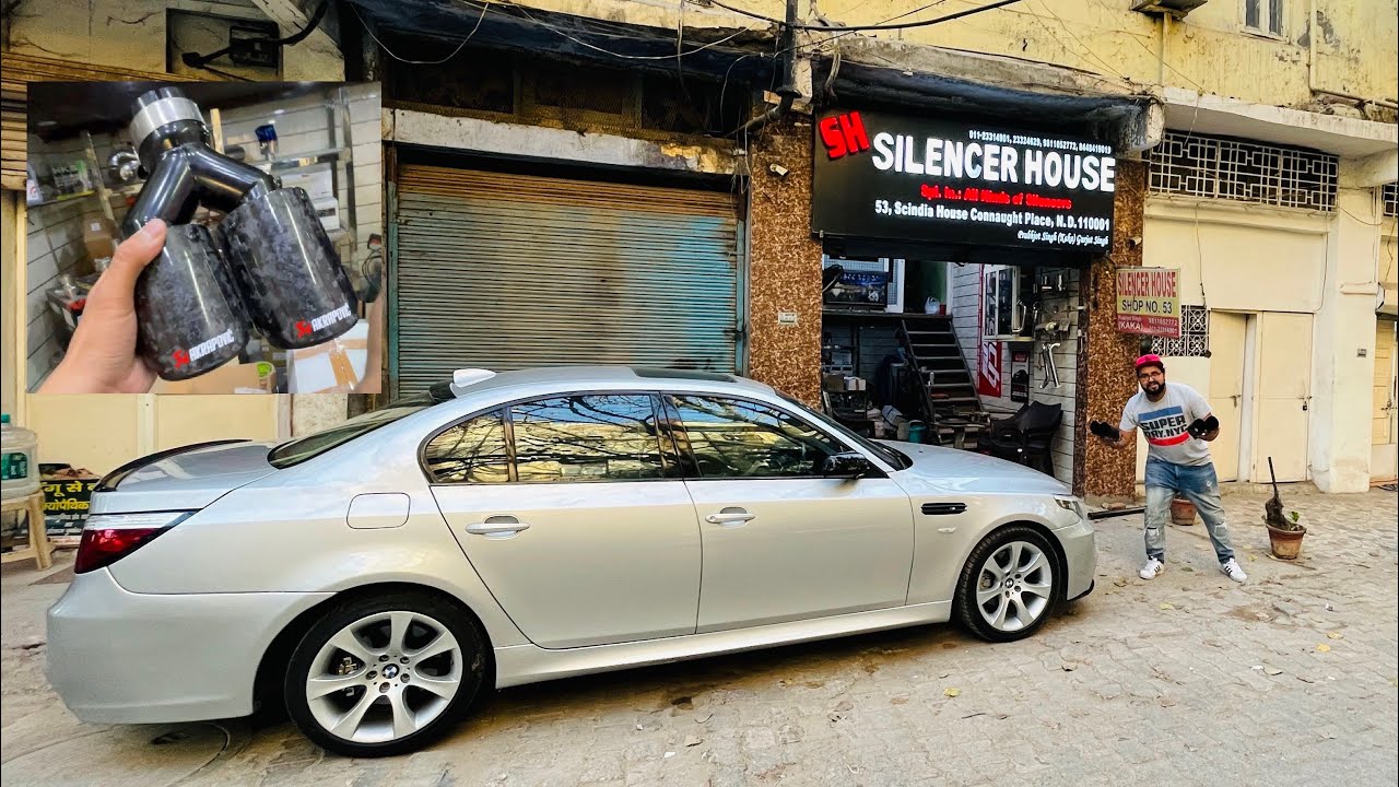 My BMW Car Getting Sporty Exhaust Tips Installed *Kya Look Aaraha Hai Bhai*