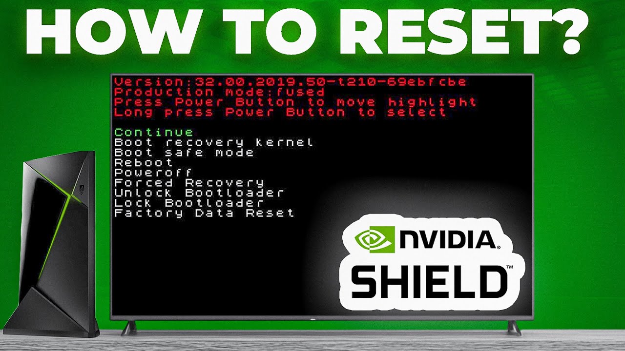 How to Reset and fix your Nvidia Shield TV - Working like new again