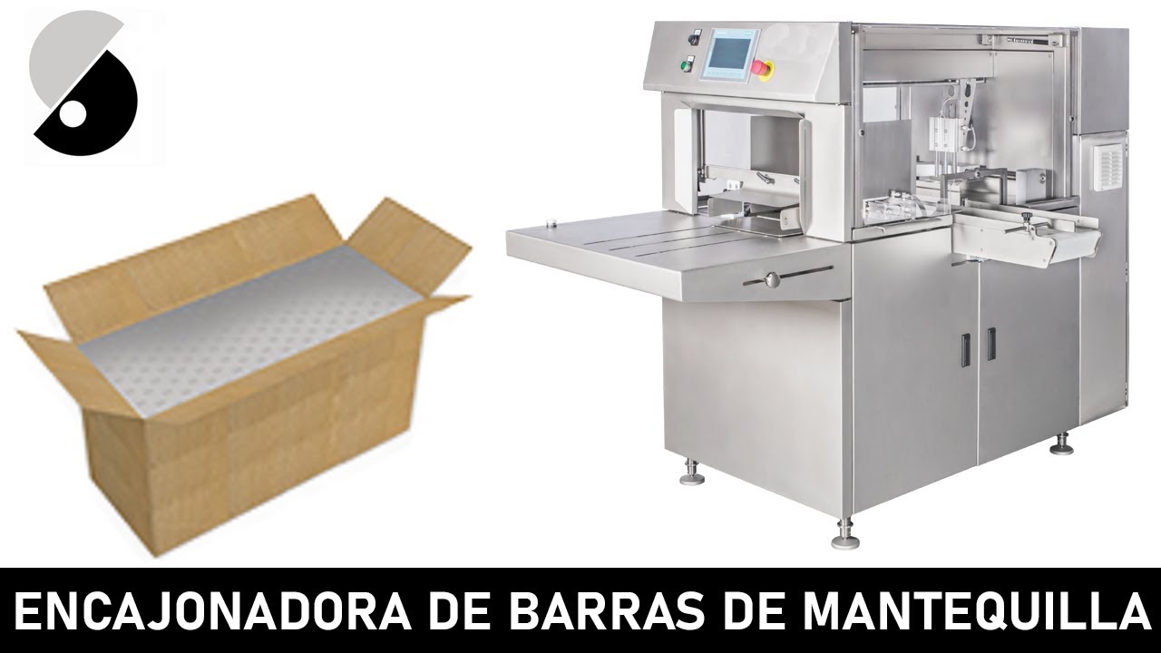 Encajonadora Semiautomática para Barras de Mantequilla y Margarina