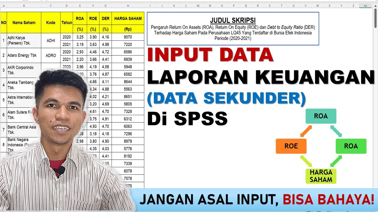 Cara Input Data Laporan Keuangan Ke SPSS