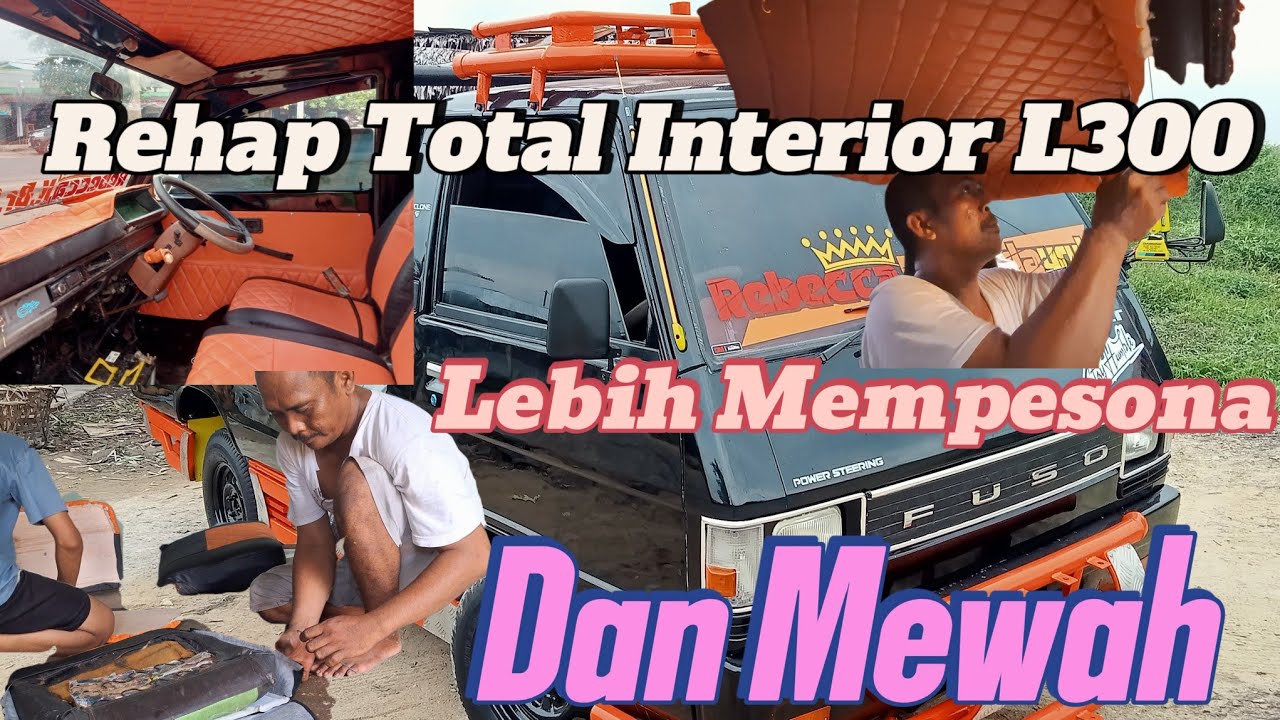 PROSES PEMASANGAN JOK || DOOR TRIM || PLAFON || DAN LAPIS DHASBOARD L300 2005 | KEMBALI SEPERTI MUDA