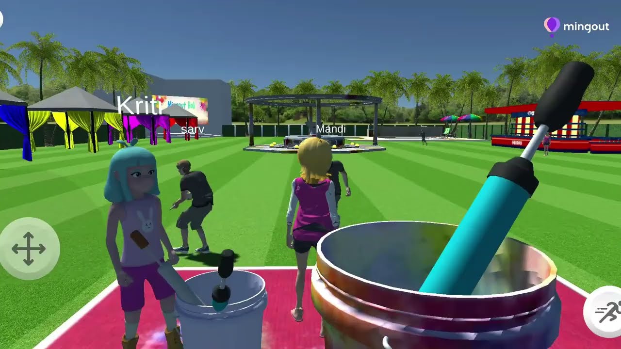 Metaverse Holi party 2022 by Mingout | India's first | web3 | Meta | Holi online